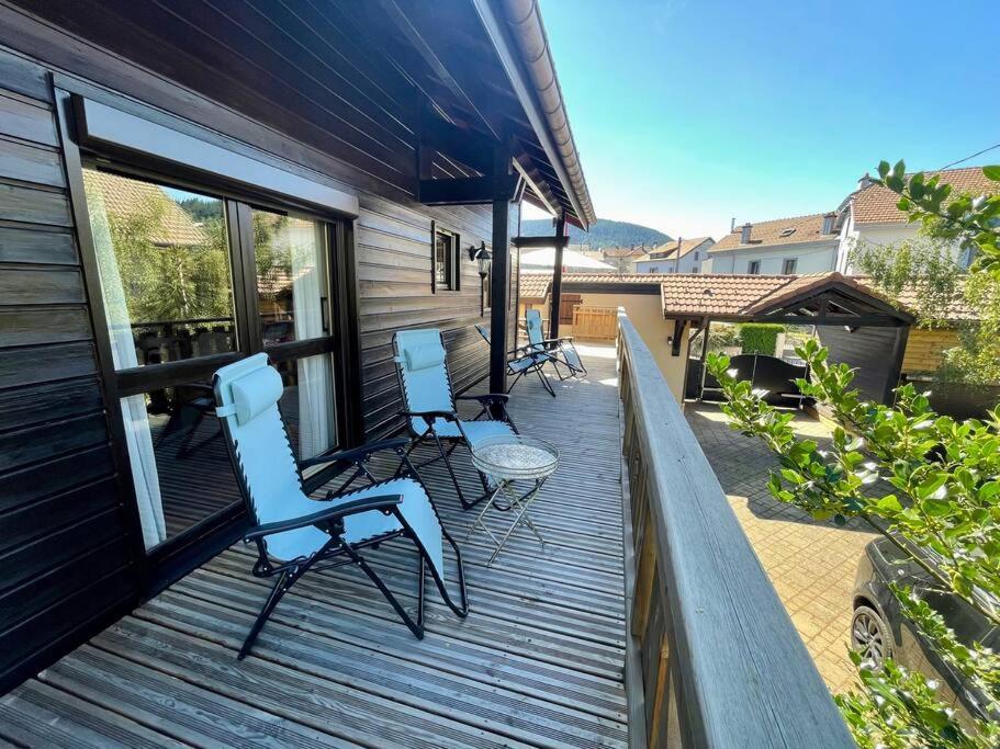 Chalet Kelly, centre ville / Jacuzzi / Sauna Gérardmer Esterno foto